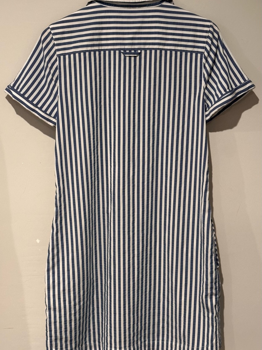 Vineyard Vines Blue & White Striped Shirt Cover-Up Dress - Picture 5 of 5